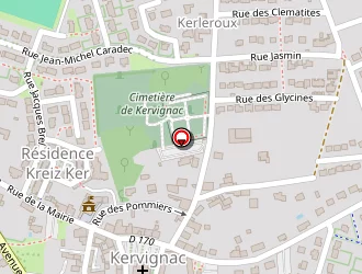 Carte de L' Ebouriffe à Kervignac