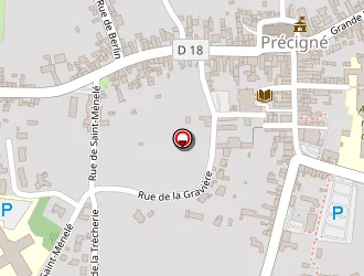 Carte de Garage Sapeurs Pompiers à Précigné