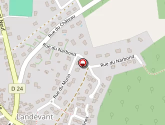 Carte de Le Danvic Installations à Landévant