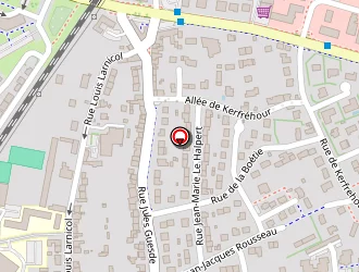 Carte de Thouvenin à Lanester