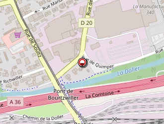 Carte de Allô Plombier à Mulhouse