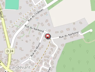 Carte de Boeno à Landévant