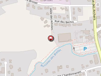 Carte de Stade Aillet à Gacilly (la)