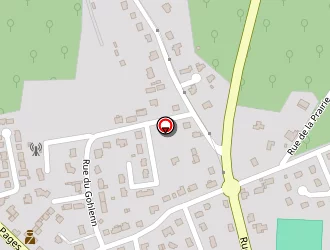 Carte de Ty Cathy à Landévant