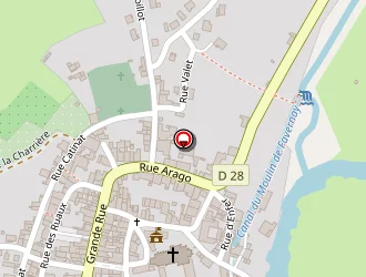 Carte de Presbytere à Faverney