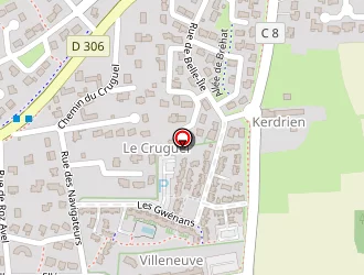 Carte de Centre De Loisirs à Guidel