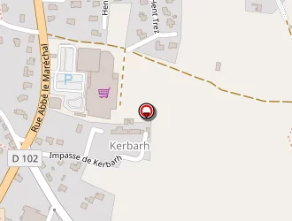 Carte de Bretagne Chrome à Pluvigner