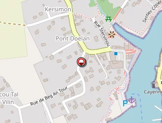 Carte de Prat Hervé à Clohars-carnoët