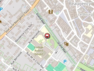 Carte de Collège Robert Goupil à Beaugency