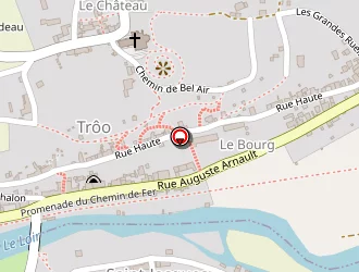 Carte de Chateau De La Voute à Troo