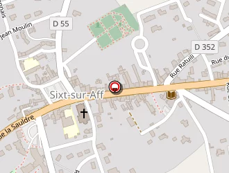 Carte de Fleur D'eau à Sixt-sur-aff