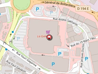 Carte de Chausséa à Lanester