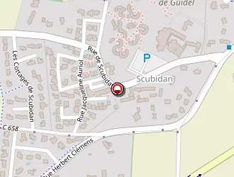 Carte de Location U à Guidel