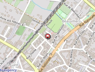 Carte de Aux Deux Ours à Beaugency