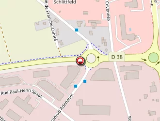 Carte de Lkf Pneus à Sausheim