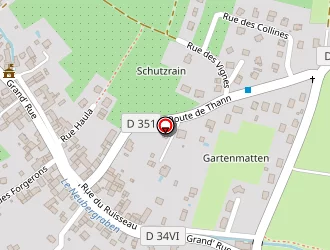 Carte de Knibihler Noël à Roderen