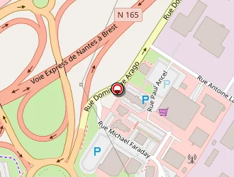 Carte de Bureau Vallée à Lanester