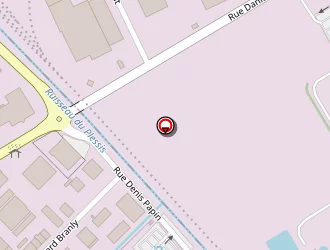 Carte de Becam à Lanester