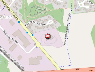 Carte de Le Teuff à Quéven