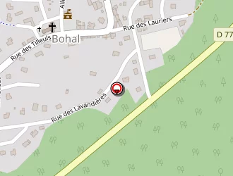 Carte de Etang à Bohal