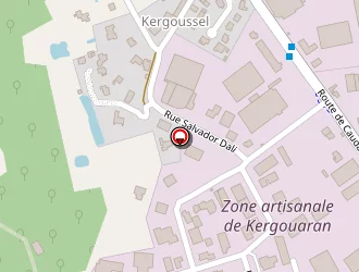 Carte de Clovis Location Kertrucks Location & Sces à Caudan