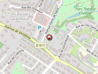 Carte de Ecole Primaire Des Chaussées à Beaugency