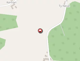 Carte de Gîte De Kergurun à Languidic