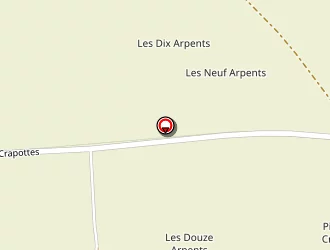 Carte de Circuits Pedestres à Dammarie-sur-loing