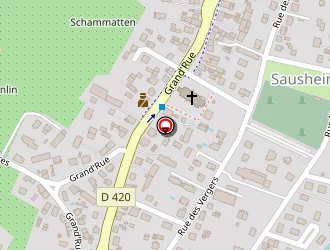 Carte de Bibliothèque à Sausheim