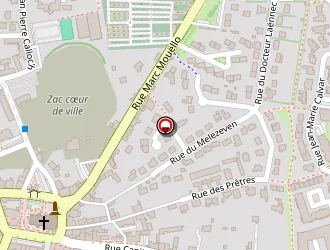 Carte de La Frégate à Guidel