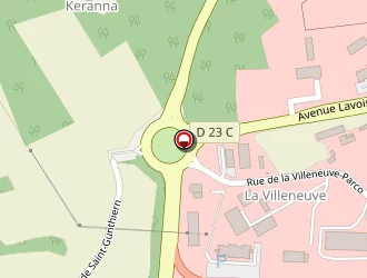 Carte de Calieco à Hennebont