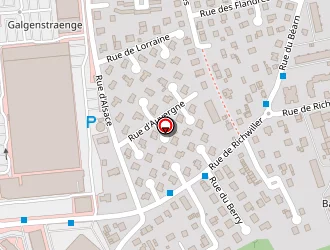 Carte de Aldi Marché à Kingersheim