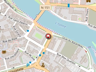 Carte de Les Agapes à Auxerre