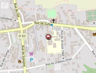 Carte de Lacroix Couverture à Tigy