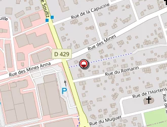 Carte de Destock Jean's à Kingersheim