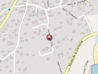 Carte de Camping Le Suroit à Trégunc