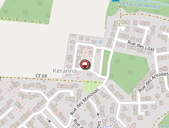 Carte de Blandin Claire à Guidel