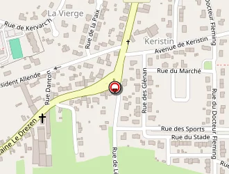 Carte de Stade De Kéristin à Treffiagat