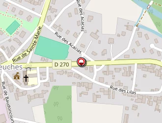 Carte de La Poste à Breuches