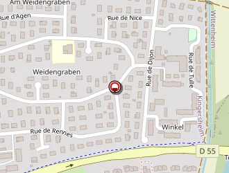 Carte de Hamm Gilbert à Kingersheim