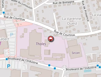 Carte de La Halle à Vendôme