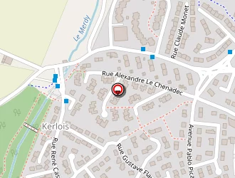 Carte de Le Bois Debout à Hennebont