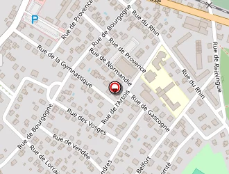 Carte de Pièces Auto Services à Vieux-thann