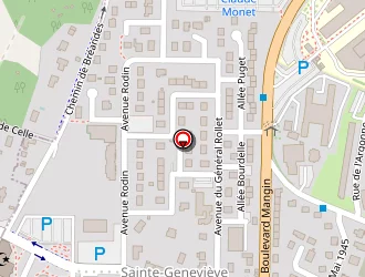 Carte de Roulinat Michel à Auxerre