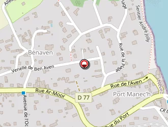 Carte de Le Rocher à Névez