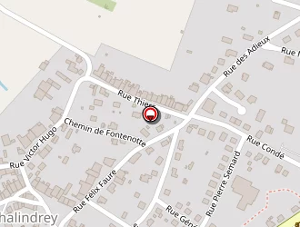 Carte de Millerin à Chalindrey