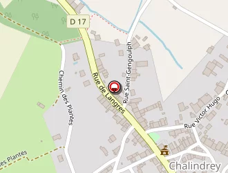 Carte de Gerard Loriane à Chalindrey