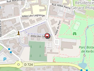 Carte de Centre Danvez à Hennebont