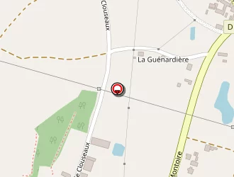 Carte de Cesvre Martial à Mazangé