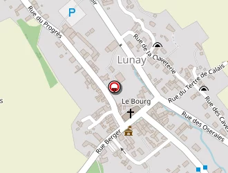 Carte de Bar De La Plage à Lunay